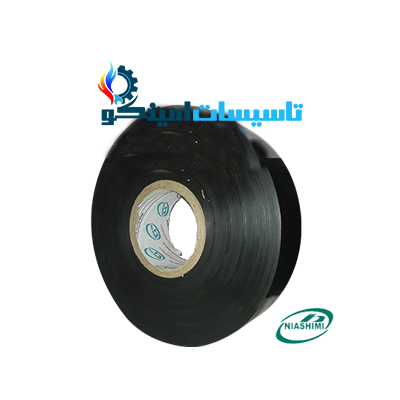 نوار عایق نیاشیمی سایز ۱ اینچ سیاه(سرجوش باریک)