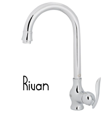 قیمت شیرآلات هک وان مدل ریوان | خرید شیر ظرفشویی، روشویی و حمام Rivan