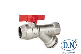 شیر گازی یکسر روپیچ صافی‌دار فوق سنگین دنده بلند DN | مشخصات فنی و لیست قیمت