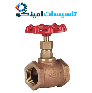 شیر فلکه سوزنی برنجی کلاس ۱۵۰،سایز 2,1/2 اینچ سیتکو