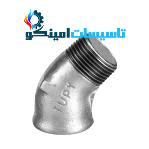 چپقی گالوانیزه ۴۵ سایز ۱/۲ اینچ توپی برزیل
