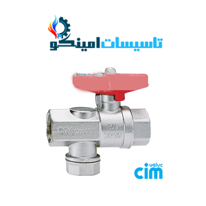 شیر توپی پیسوار ۶۲۰ سیم ایتالیا سایز ۱/۲ PN۵۰